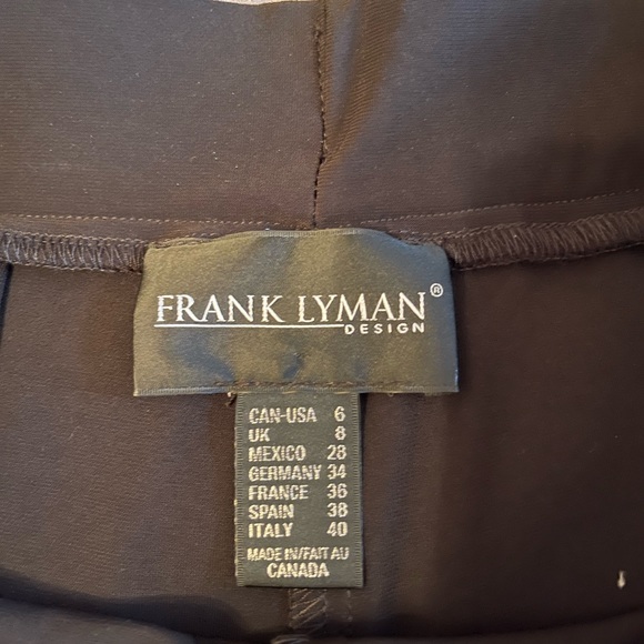 Frank Lyman silky jersey dress slacks Sz 6 - Picture 2 of 5